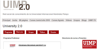 University 2.0 en la UIMP